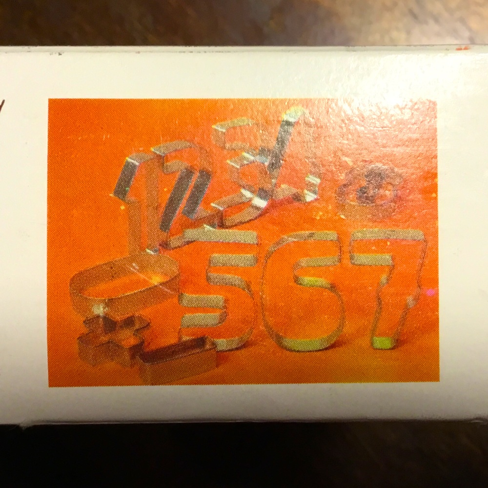 VINTAGE~Kaiser Backform Numbers Cookie Cutters~Zahlenausstecher